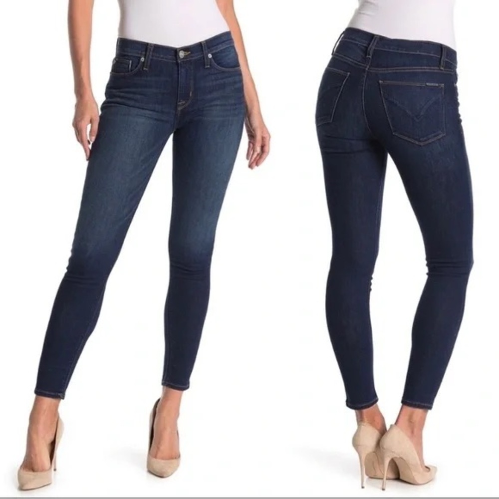 Hudson krista Ankle Skinny Jeans Dark Wash Size 26